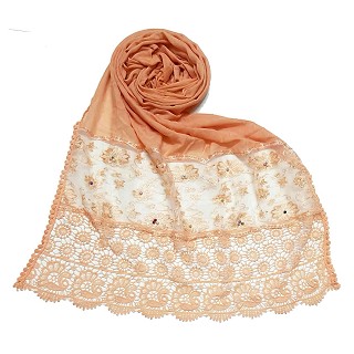 Limited Stock - Fashionable Designer stole | Dark Orange